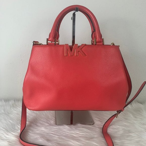 Michael Kors Florence Medium Satchel Leather Bag